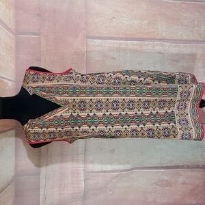 KLD Signature Aztec Sleeveless Dress